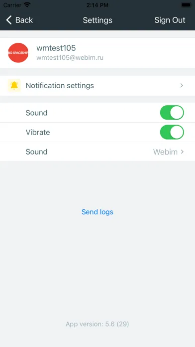 تصاویر Webim: chat service for agents
