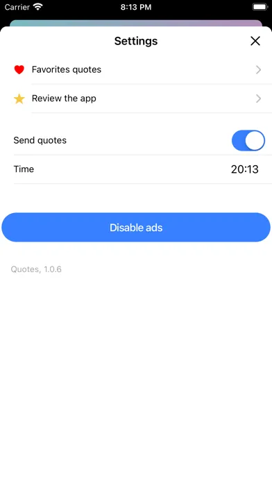 Capturas de pantalla de Quotes for Inspiration
