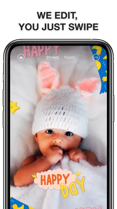 Capturas de pantalla de Baby.Pic: Cute Photo Editor