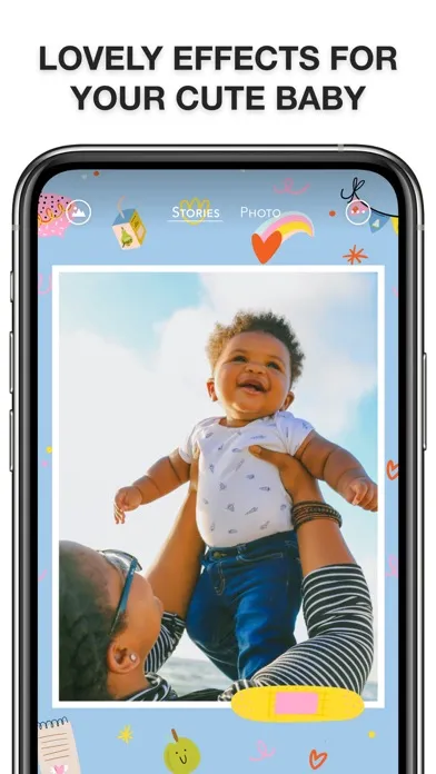 Capturas de pantalla de Baby.Pic: Cute Photo Editor