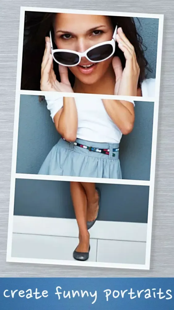 Tangkapan layar Stripcam - funny frame portrait image maker
