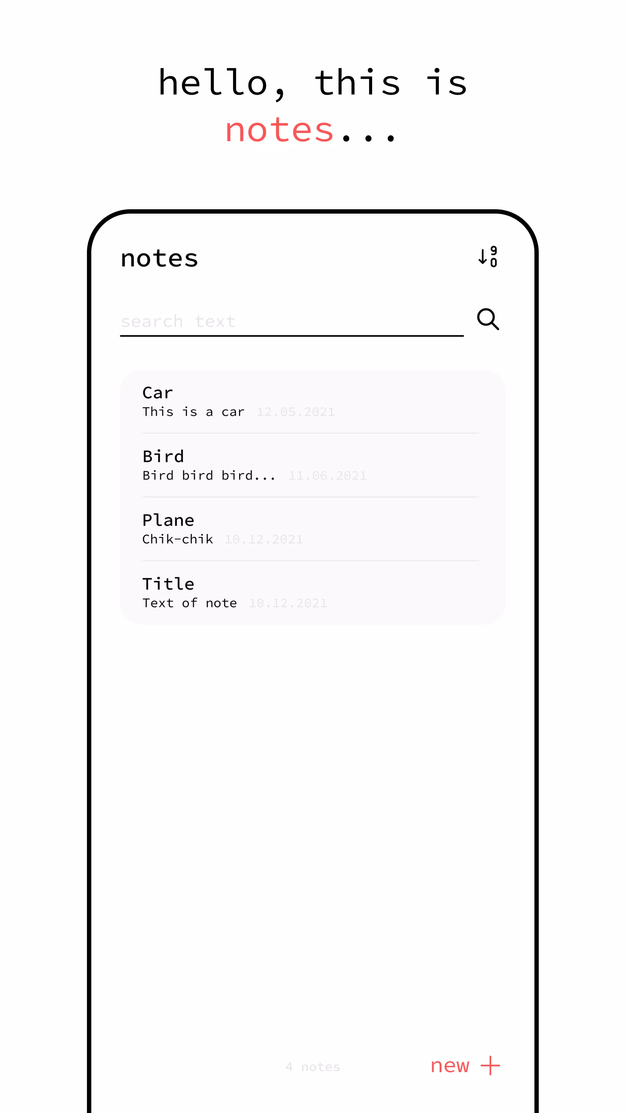 Simple Notes Screenshots