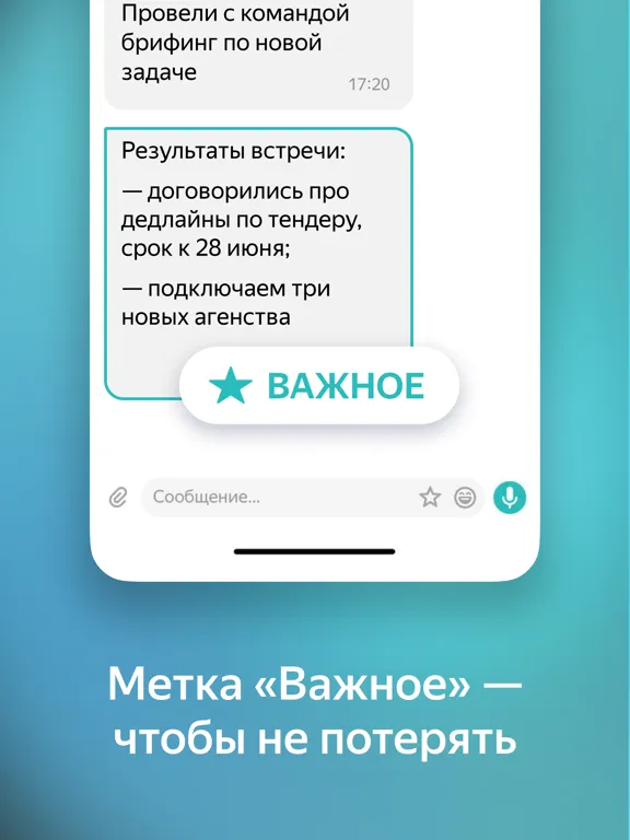 Yandex Messenger iPad  스크린샷