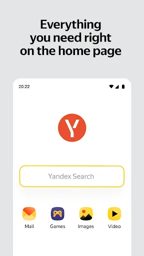 Capturas de pantalla de Yandex Start