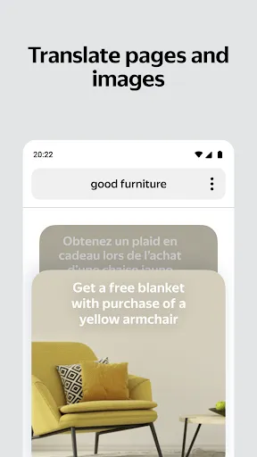 Capturas de pantalla de Yandex Start