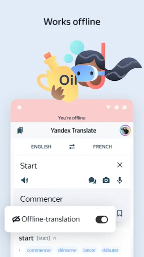 Скриншоты Yandex Translate