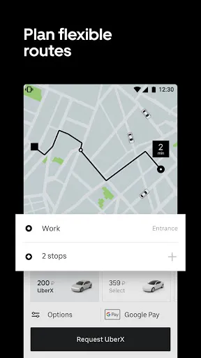 Capturas de pantalla de Uber Russia — order taxis