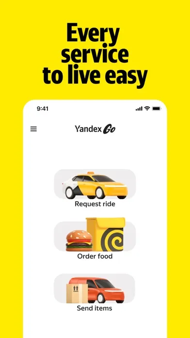 Скриншоты Yandex Go: Taxi Food Delivery