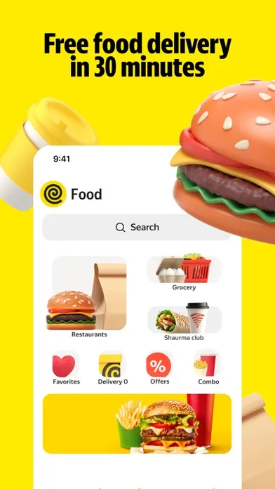 Скриншоты Yandex Go: Taxi Food Delivery