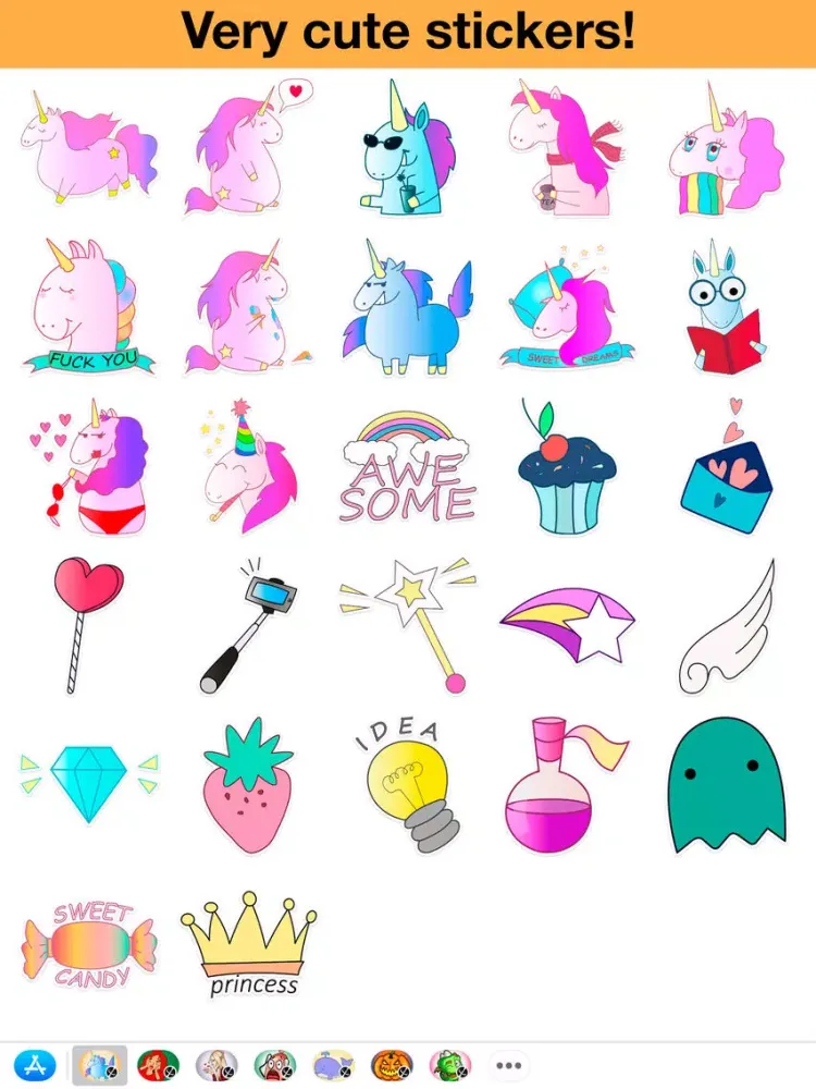 Capturas de tela do World of Unicorns iPad 