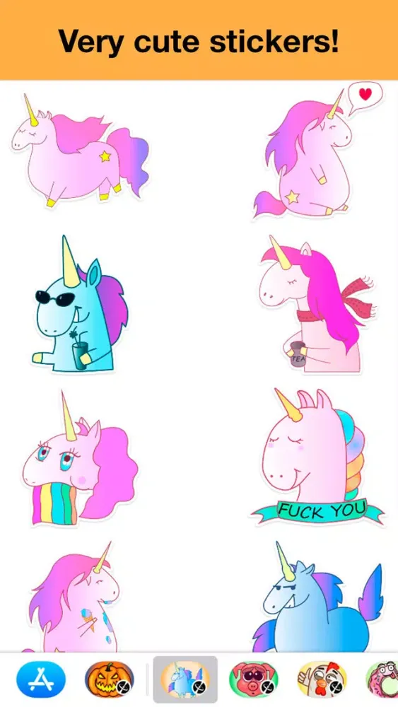 Capturas de tela do World of Unicorns