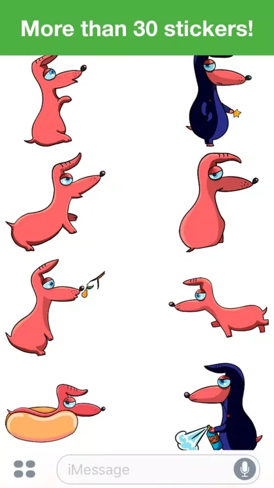Hot Dog - Cute stickers 스크린샷