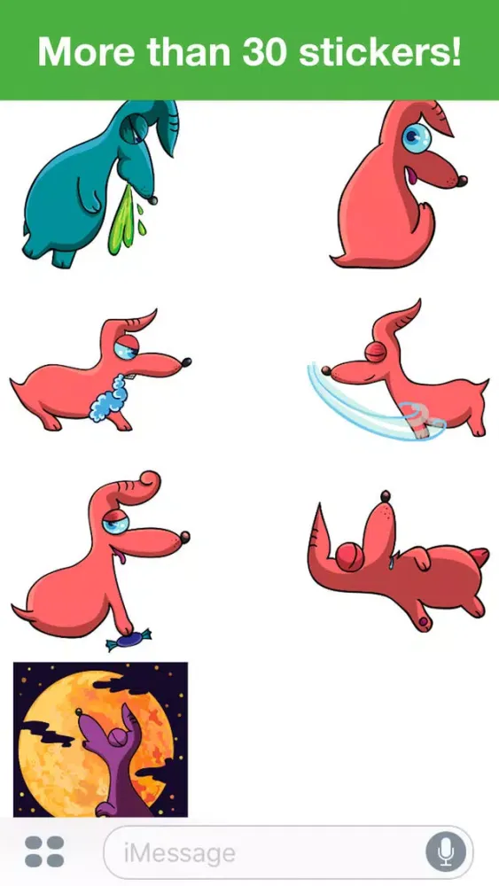 Hot Dog - Cute stickers 스크린샷