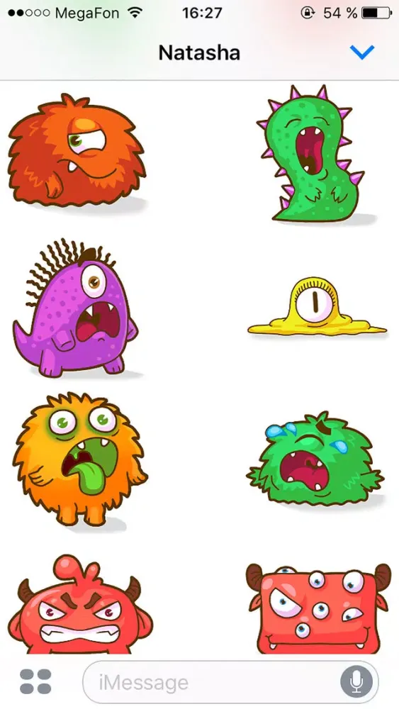 Zrzuty ekranu Monsters - Beautiful stickers