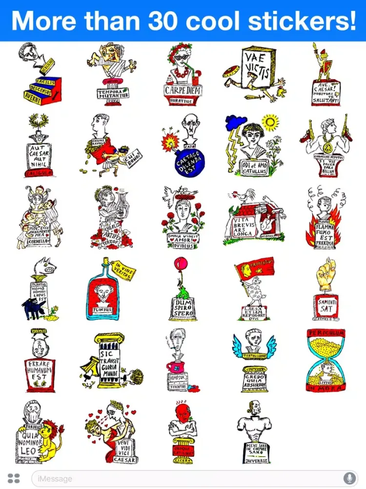 Aphorisms in Latin iPad  Screenshots