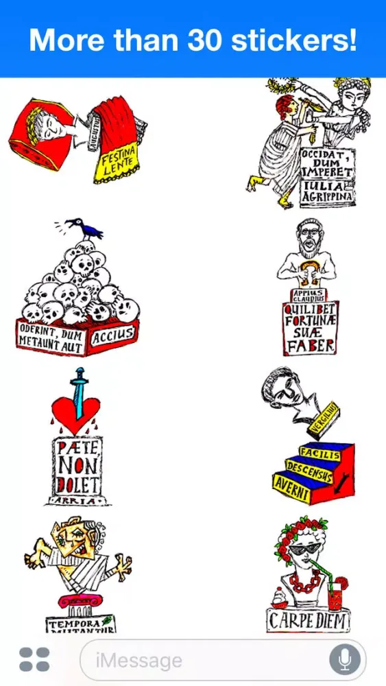 Aphorisms in Latin Screenshots