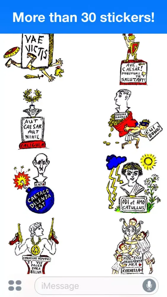 Aphorisms in Latin Screenshots