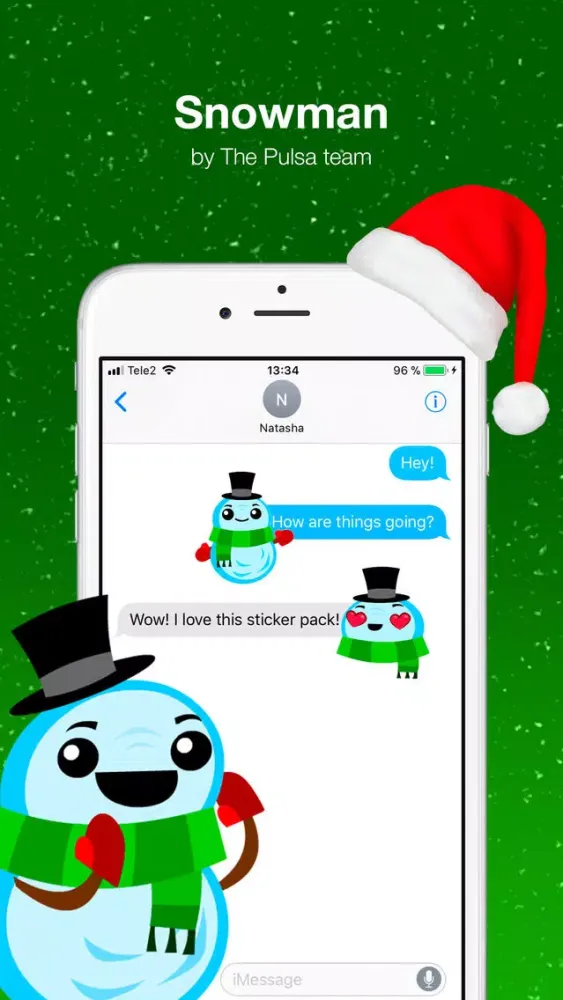 Snowman - Animated stickers应用截图