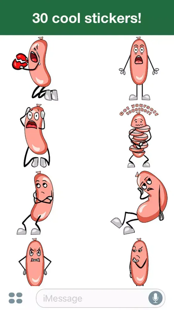صور Hot Sausage - Cute stickers