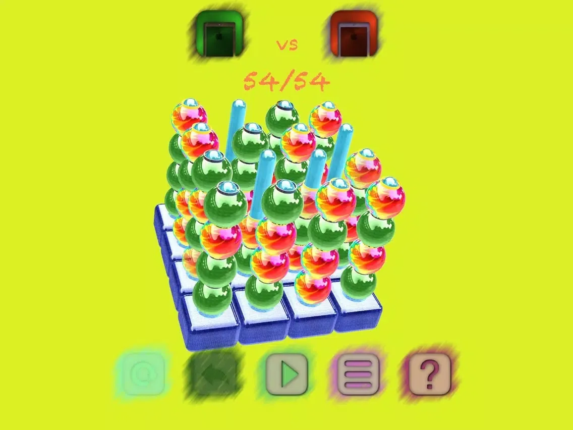 Qubic: tic-tac-toe 4x4x4 iPad  স্ক্রিনশট