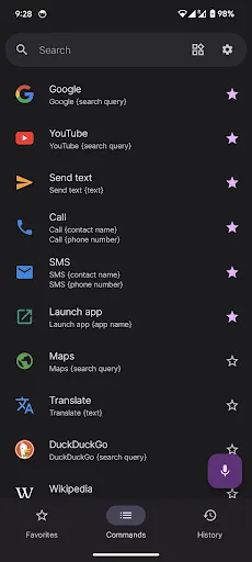 Voice Search Screenshots