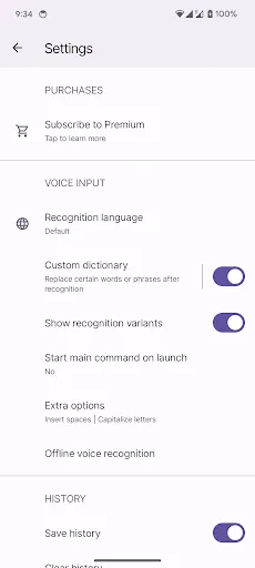 Voice Search Screenshots