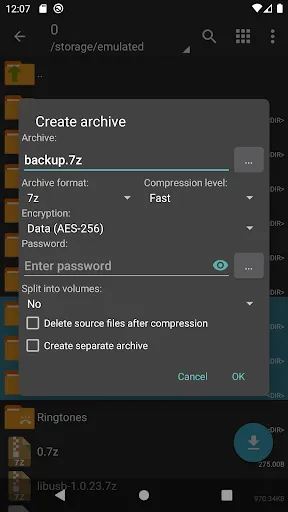 ZArchiver Donate Screenshots
