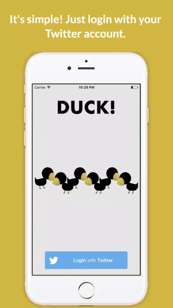 Tangkapan layar DUCK!