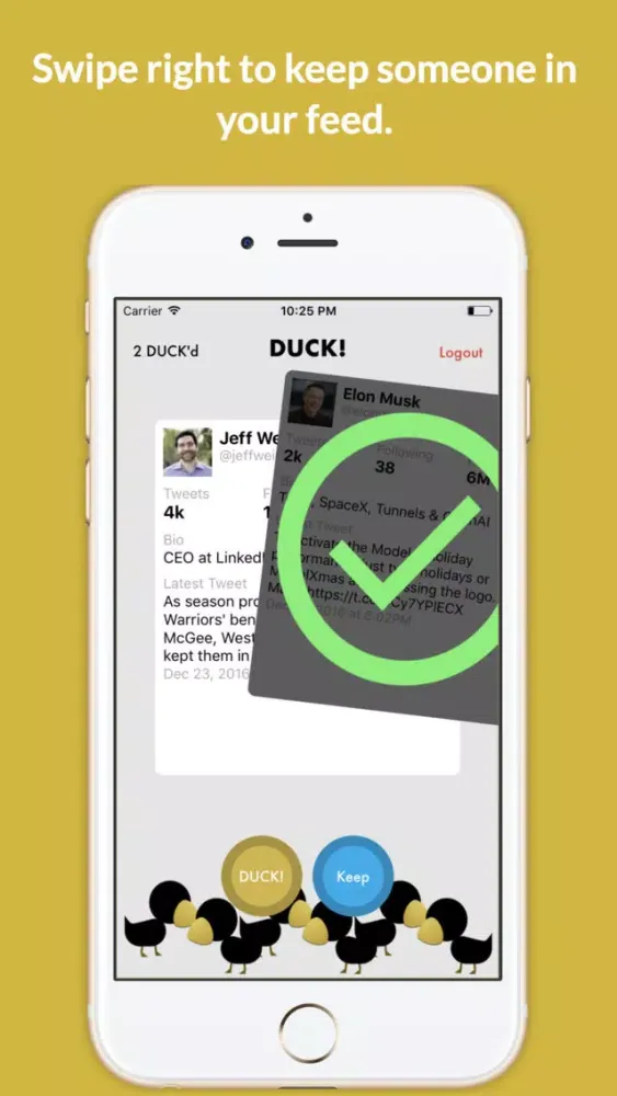 Tangkapan layar DUCK!