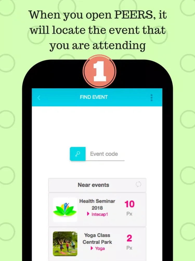 PEERS - Event Networking iPad  Screenshots