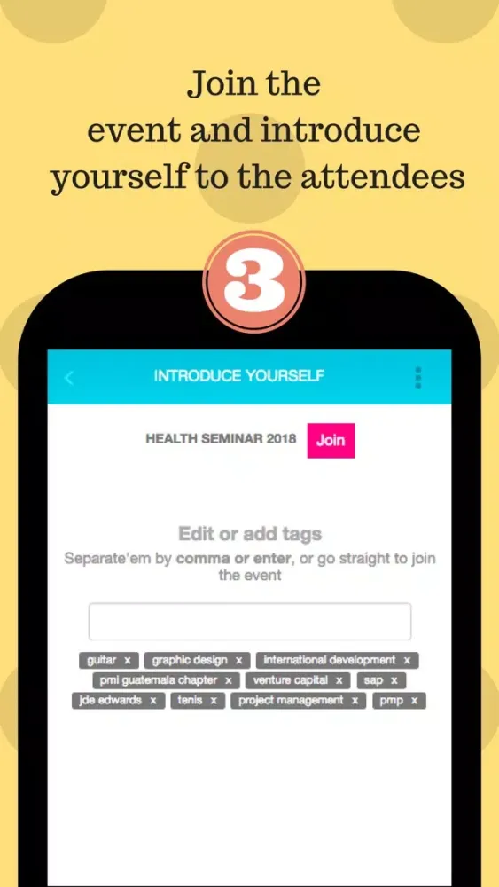 PEERS - Event Networking Screenshots