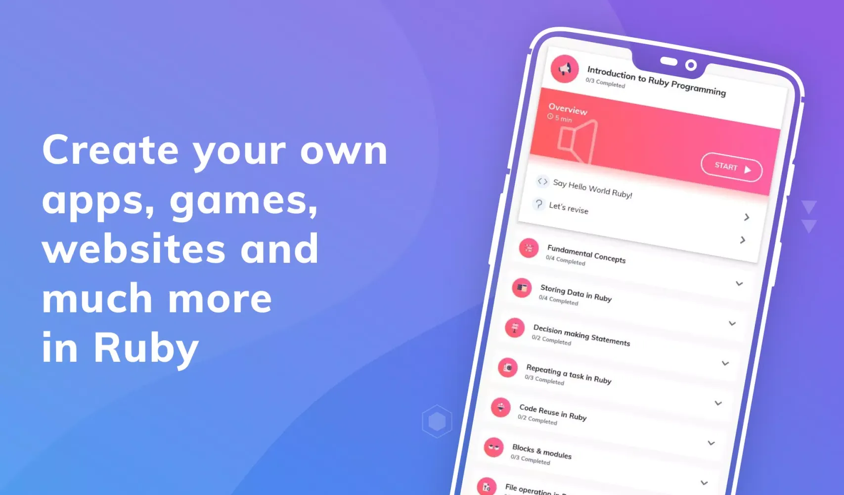 Learn Ruby Screenshots