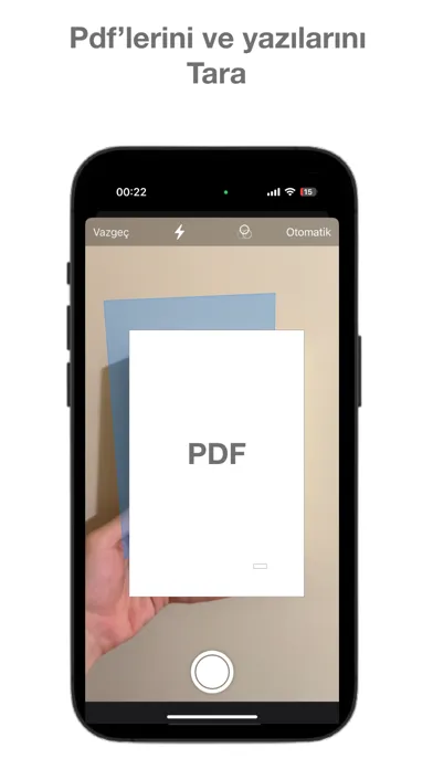 Tangkapan skrin Scan PDF tarayıcı