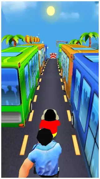 Zrzuty ekranu Super Shinchan Boy Subway Run