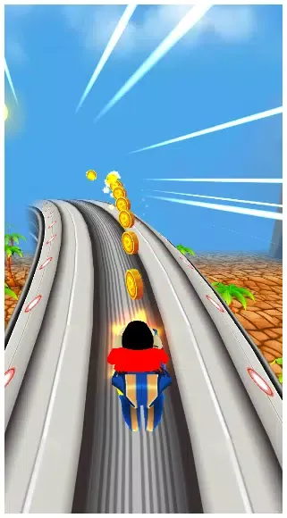 Zrzuty ekranu Super Shinchan Boy Subway Run