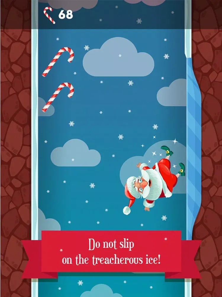 Tangkapan skrin Running Santa - Candy climb Free iPad 