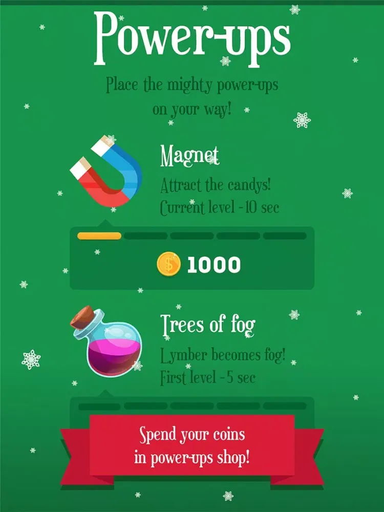 Tangkapan skrin Running Santa - Candy climb Free iPad 