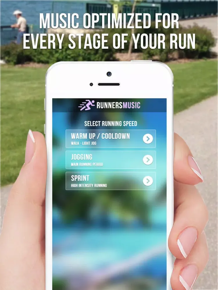Capturas de tela do Running Music Trainer iPad 
