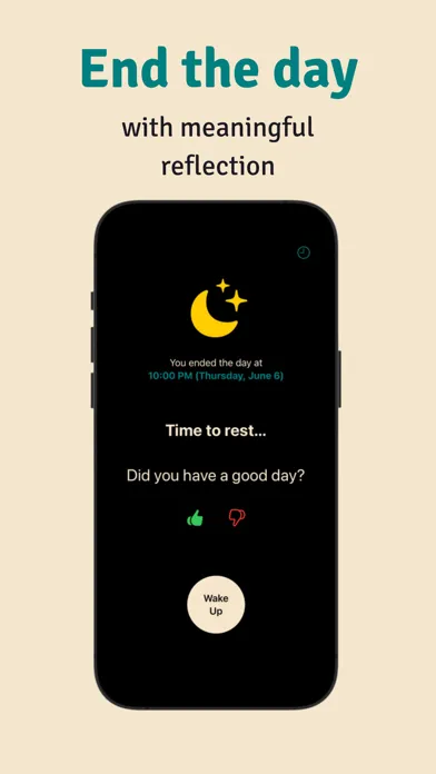 Tangkapan skrin Reset: Start new everyday