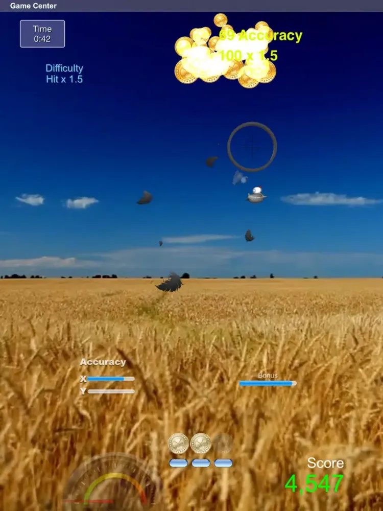 Tangkapan skrin Ducking 3D, Animated, Shooting Arcade Action Game iPad 