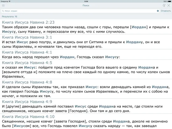 Capturas de pantalla de Аудио Библия Синодальный Перевод. Bible in Russian iPad 