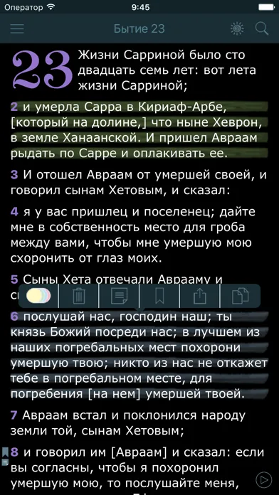 Capturas de pantalla de Аудио Библия Синодальный Перевод. Bible in Russian