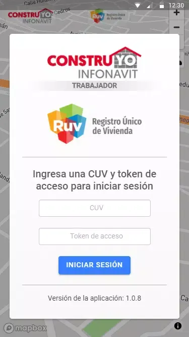 Ảnh chụp màn hình của ConstruYO Infonavit Trabajador