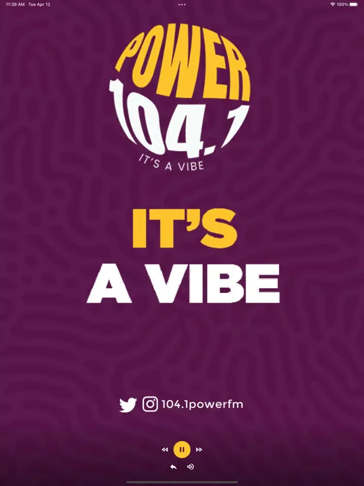 تصاویر 104.1 Power FM iPad 