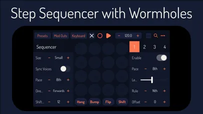 Zrzuty ekranu OODA — Portable MIDI Sequencer