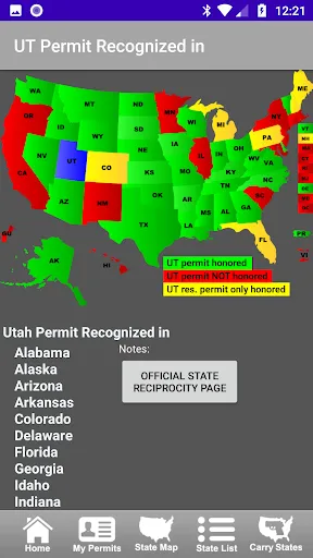Screenshot di CCW – Concealed Carry 50 State