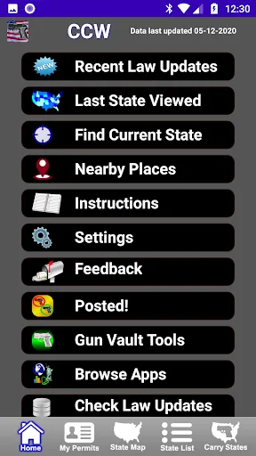 Screenshot di CCW – Concealed Carry 50 State