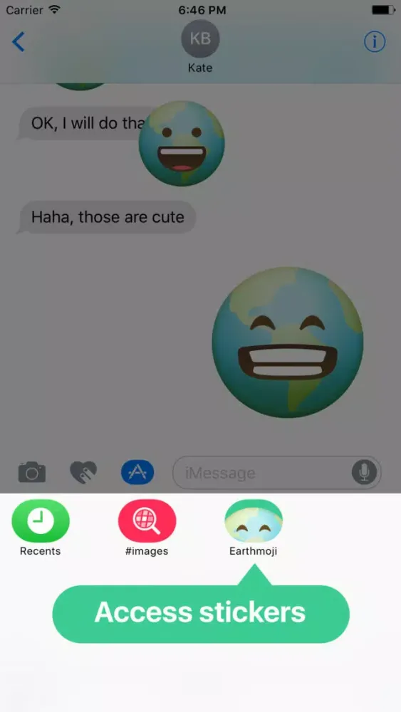 Earthmoji - Fun & cute planet Earth emoji stickers 스크린샷