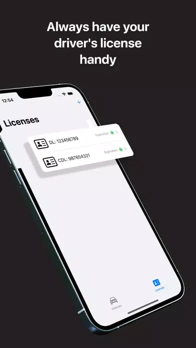 Capturas de tela do Vehicle Information Tracker