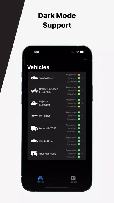 Capturas de tela do Vehicle Information Tracker
